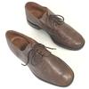 England Vintage KF Goodyear Pebbled Leather Plain Toe Dress Shoes 7 25.5cm Brown(USED)
