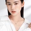 Fashion Light Luxury Blue Whale Moonstone Pendant Clavicle Necklace For Women