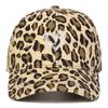 Baseball Print Leopard Stitching Embroidered Love Neutral Gender Women  Men For Caps Spring And Autumn Outdoor Adjustable Casual Hats Sunscreen Hat
