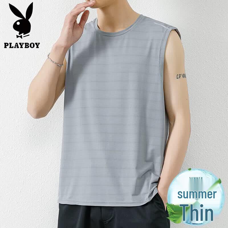 Playboy Men s Ice Silk Quick-Dry Casual Top 4XL