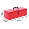 Iron Tool Box Empty Hardware Storage Case for Workshops Electrician Garages