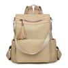 Women's Convertible PU Backpack - Multi-Way Tassel Shoulder Bag for Daily/Travel (Multi-Color Options)
