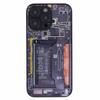 AL Series for iPhone 15 Pro Max Case Battery Circuit Board Glass Phone Cover