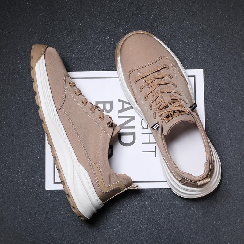 ModeNeuer Trend Lässige Lederschuhe Vielseitige Freizeit Herren-Sneaker Rutschfestes Trekkingschuhwerk Ultraleichte Bequeme Herren-Vulkanisierte Schuhe