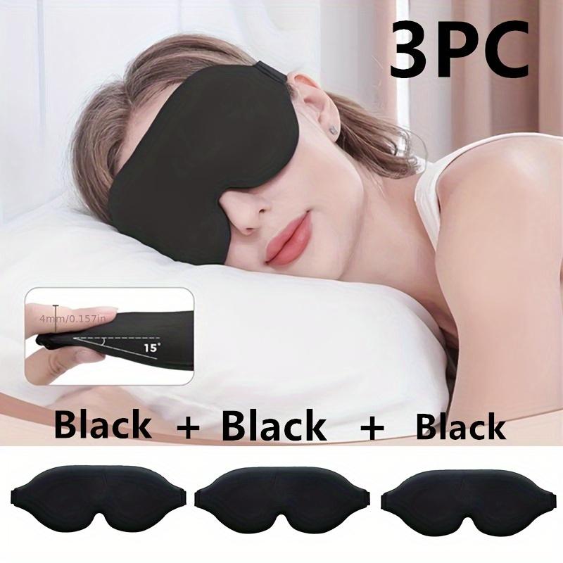 1Pc/2Pcs/3Pcs 3D Eye Contour Sleep Mask Zero Eye Pressure Eye CoverSoft And Com Fortable To Help With Deep Sleep And Yoga Relaxation Adjustable Strap