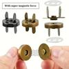 18mm Magnetic Snap Buttons, Easy Attach Metal Fasteners for Sewing & Crafts, Durable Stylish Snaps