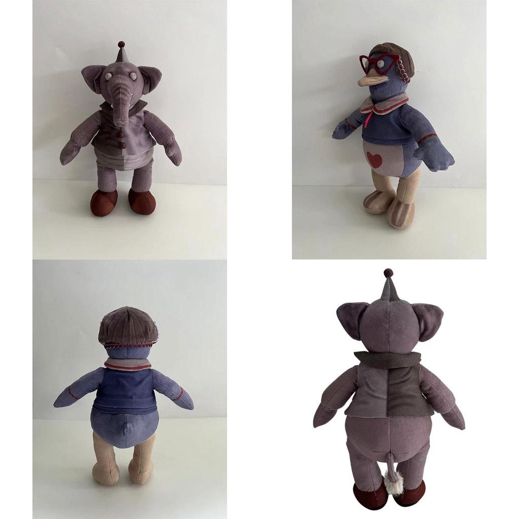New Fnaf Dlc Mascot Plush Toy Set Elephant And Duck Game Figures