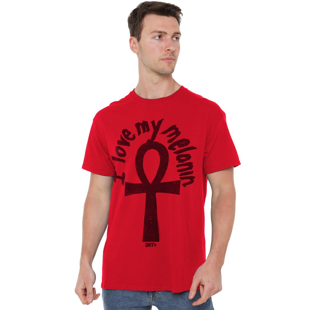 BET Mens I Love My Melanin T-Shirt