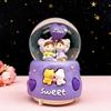 Dreamy Unicorn Crystal Ball Luminous Music Box - Snowflake Gift for Best Friend, Creative Qixi Present