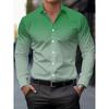 Chemise Mode Homme, Printemps/Automne Décontractée Respirante à Boutons Manches Longues