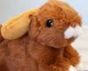 Take Off Maron the Lop-Eared Rabbit Plush Toy, Red Brown