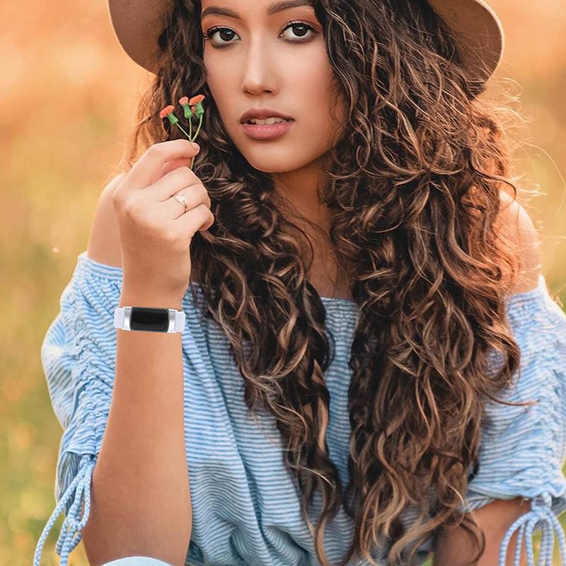 Pružné nylonové pásky Solo Loop, nastavitelné pletené sportovní elastické popruhy pro Fitbit Charge 6/5