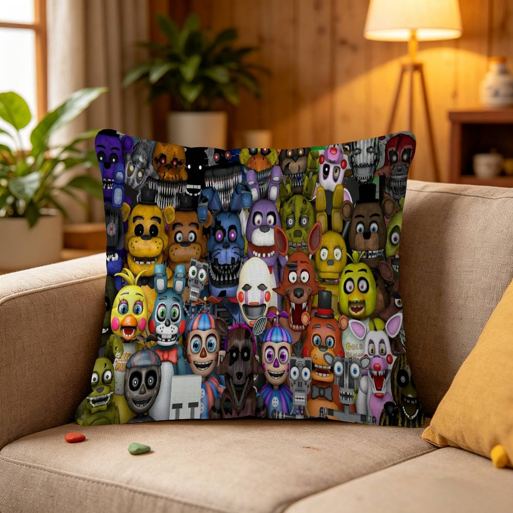 Fnaf Five-nights-At-Freddys Personalized Pillow Dust Cover Bedroom Kids Party Decoration Pillowcase Birthday Children Gift