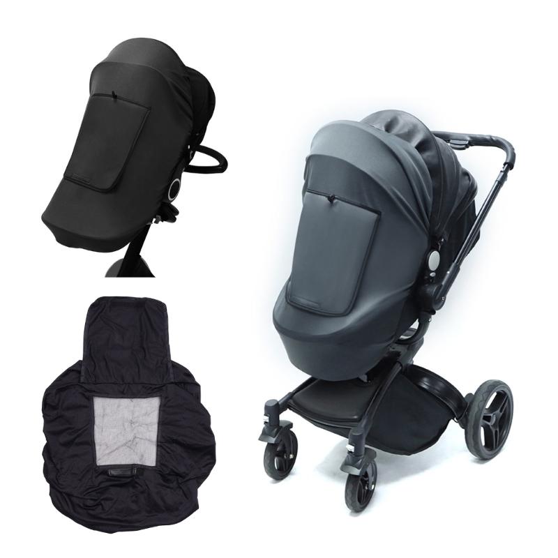 Baby Stroller Sun-Protection Cover UPF50+ UV Pram Sunshade Cover Elastic Stretchy Pushchair Sun Parasol Rainproof Cover