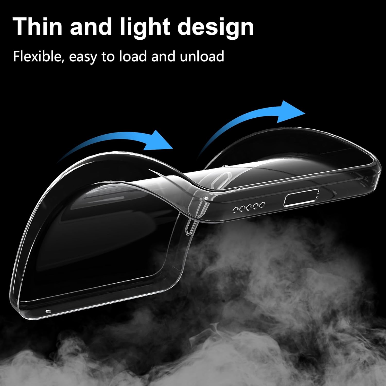 Just In Case TPU Back Cover Trasparente Motorola Edge 50 Fusion - Foto 10