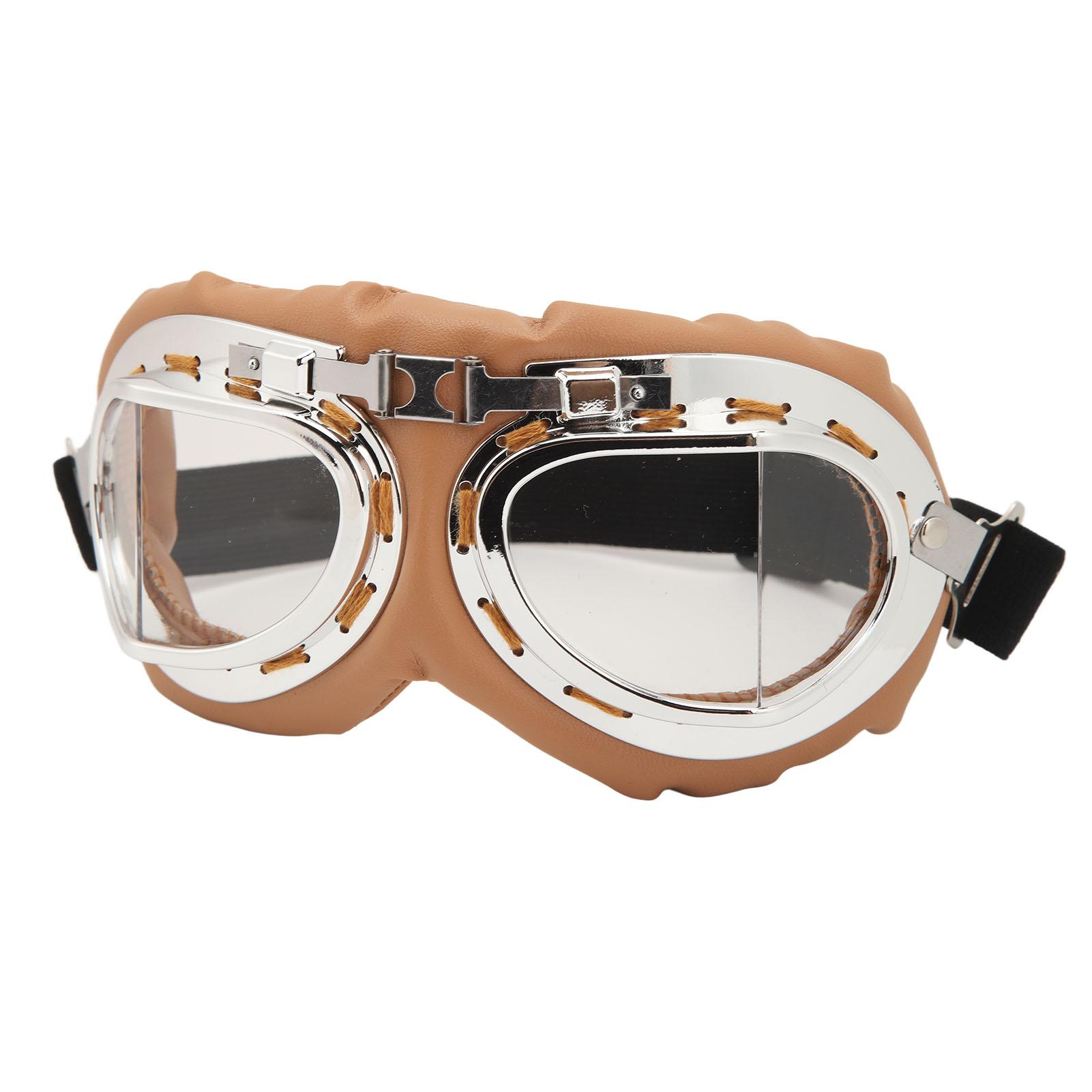 

Мотоциклетные очки Пылезащитные Защита от запотевания Пескозащитные Ударопрочные Винтажные Очки для езды для