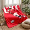 Collingwood Theme Blanket Soft Flannel Blanket Plush Throw Blanket Cozy Sofa Bed Blanket for Home Decor