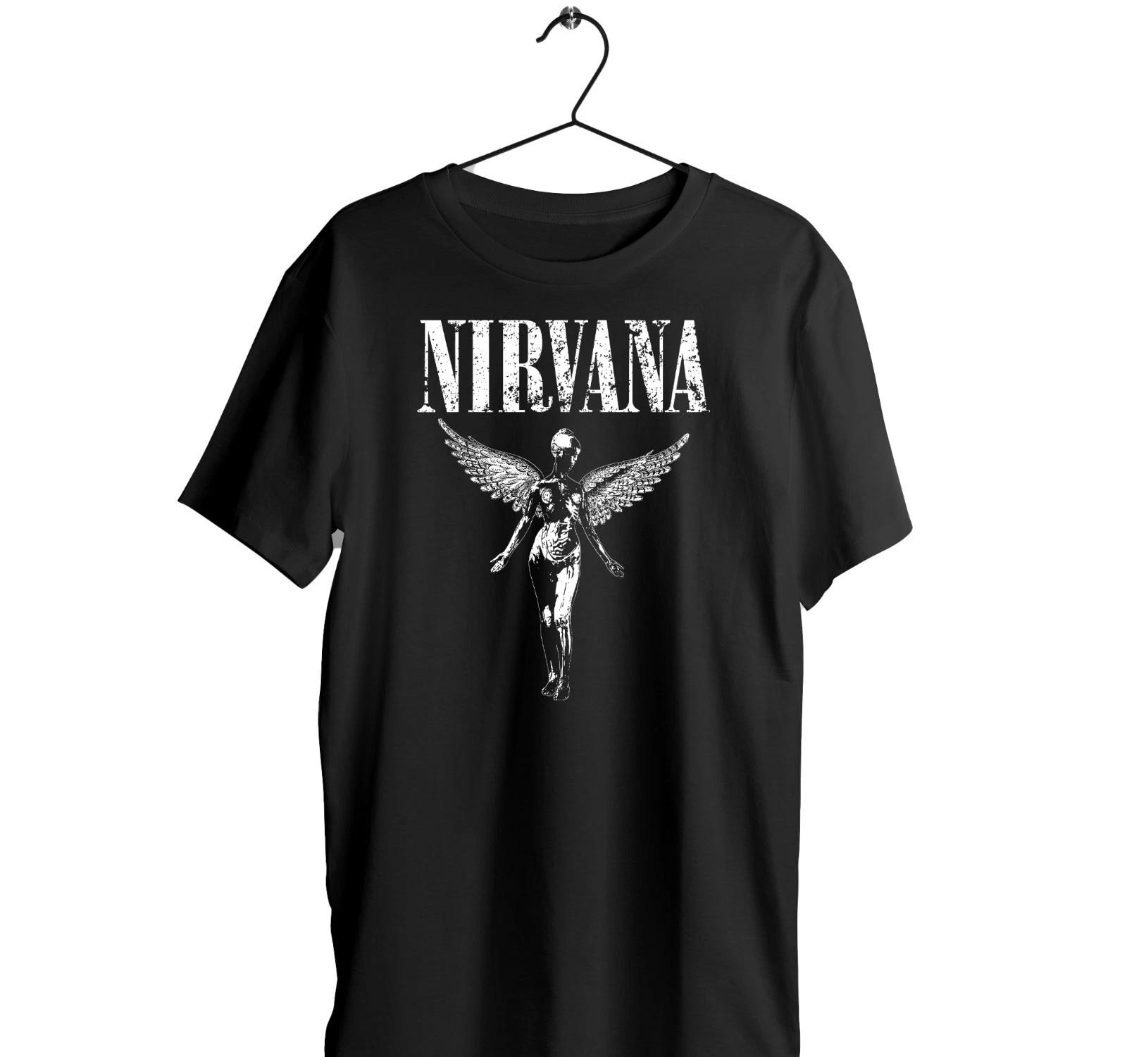 Nirvana In Utero Black T-Shirt - ultra cotton - Grunge, Alternative Rock tee M