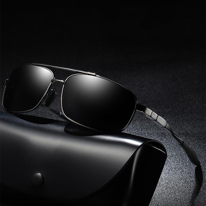 BFORTUNE Square Sunglasses Men Brand Designer Driving Sun Glasses Alloy