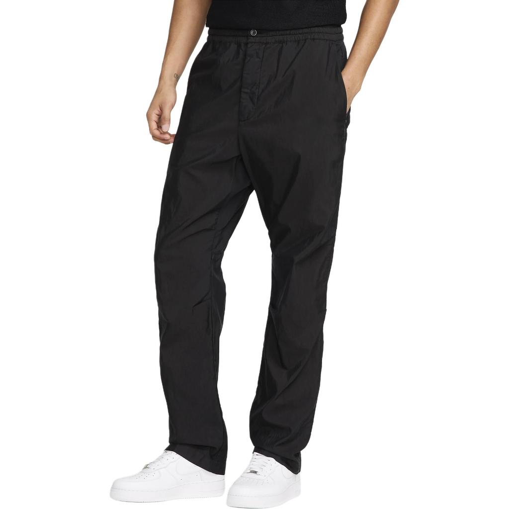 Nike Every Stitch Considered Lace-Up Zipper Solid Color Straight Leg Casual Pants Men Pants Black FQ0272-010