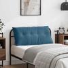 Back Cushion Blue 100 x 50 cm Cord Fabric