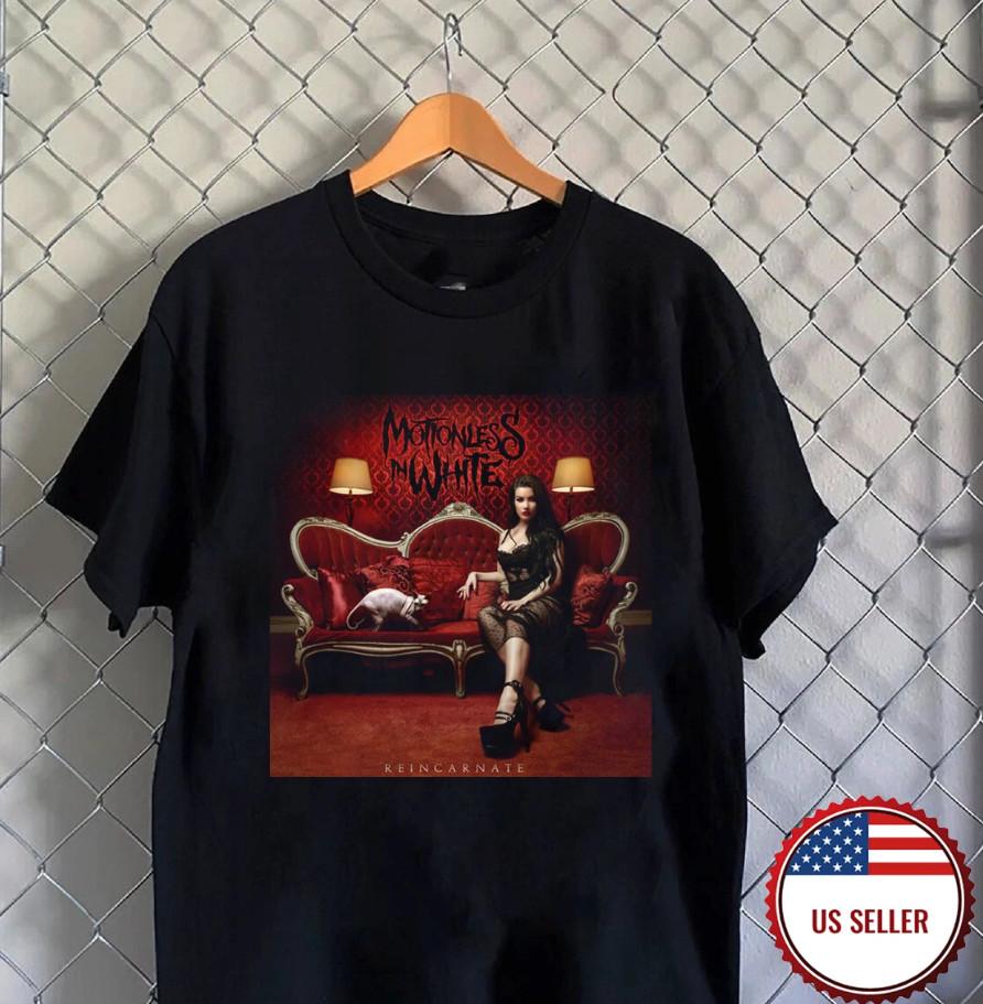 

MOTIONLESS IN WHITE BAND Reincarnate BLACK T-shirt, S-4XL S