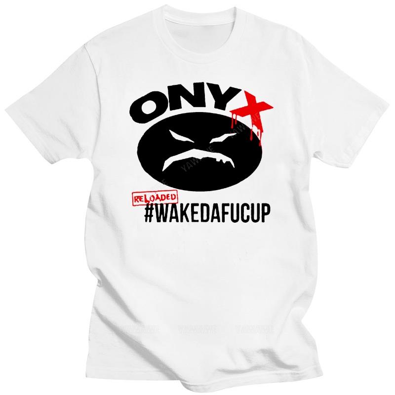 Мужские брендовые летние футболки для мужчин ONYX WAKEDAFUCUP рэп хип-хоп музыка белая футболка размер S M L XL 2XL 3XL мужские футболки топы XL