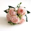 30CM Fake Roses Silk Peony Artificial Flowers Cheap New Year's Festival Decorations Vases for Home Wedding Bridal Bouquet Indoor