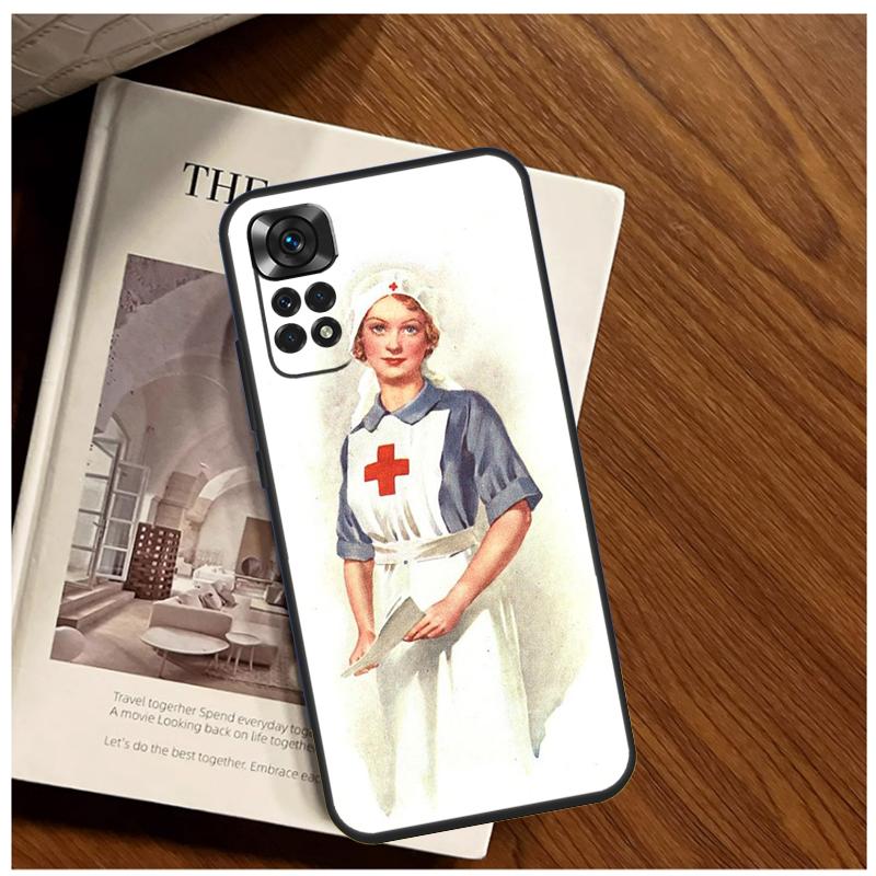 

Cartoon Medicine Doctor Nurse Case For Xiaomi Redmi Note 8 9 10 11 12 Pro Plus 8T 9S 10S 11S 12S 9A 9C 10A 10C 12C Cover Redmi 9C
