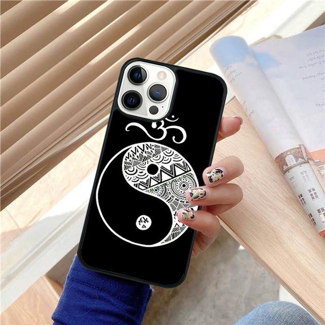 

Om Aum Symbol Colourful Namaste Yoga Phone Case Cover For iPhone 17 Air 15 16 Pro Max 14 13 12 11 Pro Max Plus iPhone 16pro
