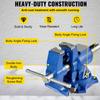 Multipurpose Vise 6-Inch Bench Vise 360-Degree Rotation Clamp On Vise with Swivel Base and Head Heavy Duty Multi-Jaw Vise for Clamping Fixing