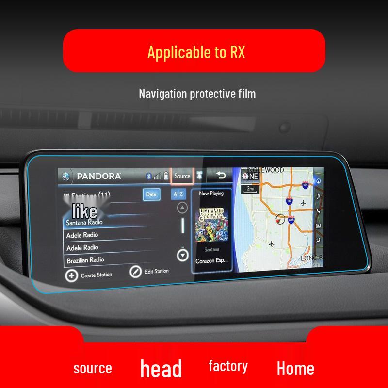 Lexus UX/RX/RZ Navigation Tempered Film & Center Console Screen Protector
