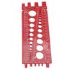Nut Bolt Thread Gauge ABS Highly Accurate Portable Bolt Nut Identifier Gauge for Repairing
