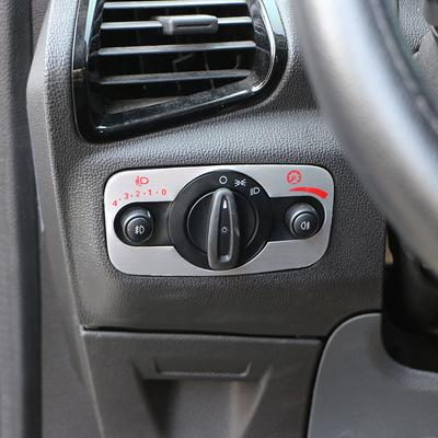 Per Ford Fiesta Ecosport Mondeo 2013 - 2017 LHD Interruttore Fari Fari Pannello Adesivo Copertura Finitura Styling Accessori Interni
