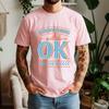 New Summer Unisexs 100 Cotton TShirt Everything Will Be Ok Minimalist Typography Casual Breathable Short Sleeve