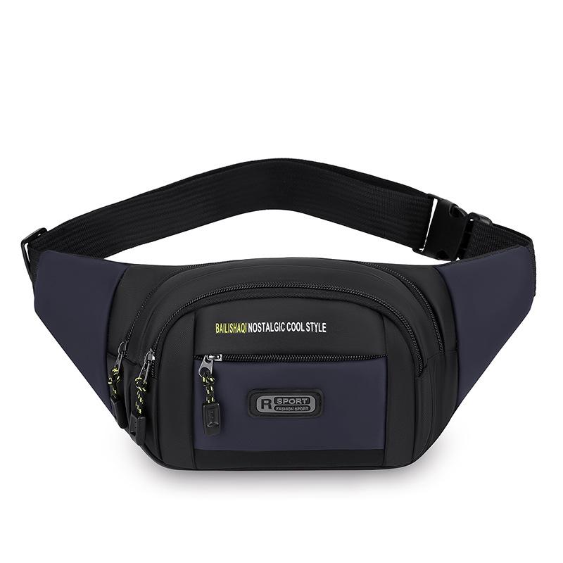 Men Women Sports Waist Bag Large Capacity Fanny Pack Multi Pocket Crossbody Chest Bag Casual Travel Running Hiking Belt Bag