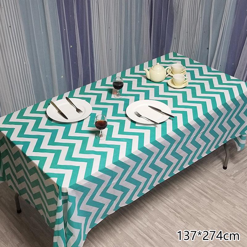 1PC Birthday Party Plastic Table Cover Disposable Table Cloth Waterproof Oil Proof Tablecloth Supplies