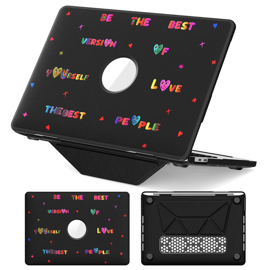 Pattern Printing Laptop Case for MacBook Pro 13 Inch (2020)/(2019)/(2018)/(2017)/(2016) Notebook Kickstand Cover