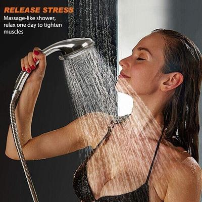 Easy To Use Multifunction Shower Head Adjustable 7 Modes Bathroom Fixture Stainless Steel High Pressure Filter Home