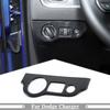 Car Headlight Switch Panel Trim For Dodge Charger 10-23 Accessories Carbon Fiber
