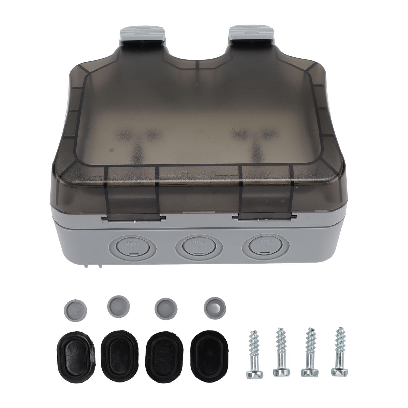 

Outdoor Outlets Sockets Switches with Protection Cover IP66 Waterptoof Splash Proof Dustproof 13A