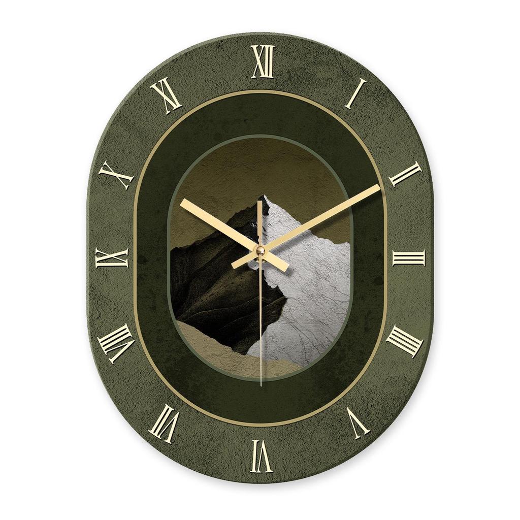 French Vintage-Style Creative Wall Clock for Living Room Decoration