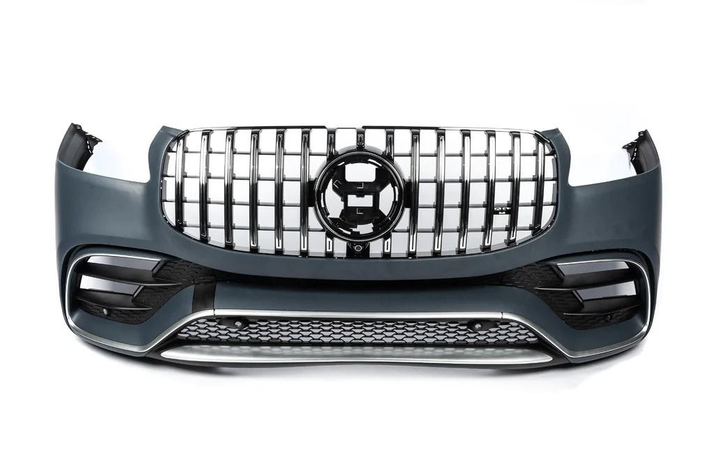 Передний бампер в собранном виде AMG GLS63 для Mercedes GLS X167