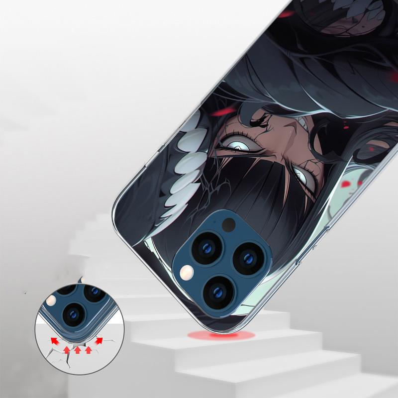 Crazy Gothic Japan Anime Girls Phone Case For Apple iPhone 17 Air 16 15 Plus 14 + 13 Mini 12 11 Pro Max 7 8 SE 16Max Soft Shell
