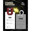 3/4" D Ring Shackle, 68,000 lbs Break Strength with 7/8" Pin for Tow Strap Winch Recovery Towing (Aluminum, 2 Pack, Red)