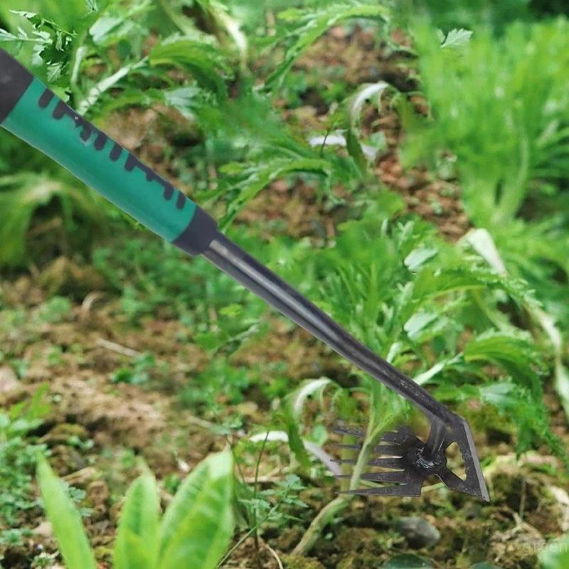 Unelte de pravitor de grădină Lopată de plantare Greblă manuală pentru iarbă Afânarea solului Arăturarea înrădăcinării Îndepărtați Săpat Unelte de mână agricole