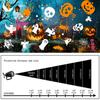 USB Power Halloween Decoration Projector Light Pumpkin Spider Bat Dynamic Pattens Projector Night Light for Bedroom Room Party
