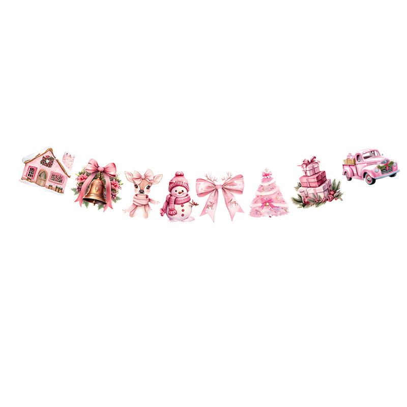 

Новые рождественские украшения, флаги, баннеры, помпоны, принадлежности для рождественской вечеринки, оформление атмосферы, реквизит, украшения A2