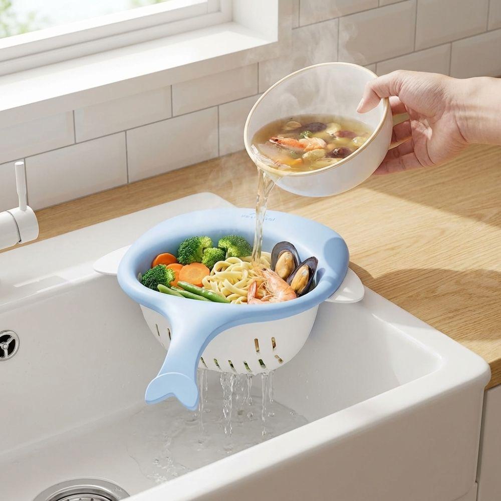 Leak-proof Magnetic Sink Colander Anti Clogging Kitchen Sink Drainer Kitchen Use