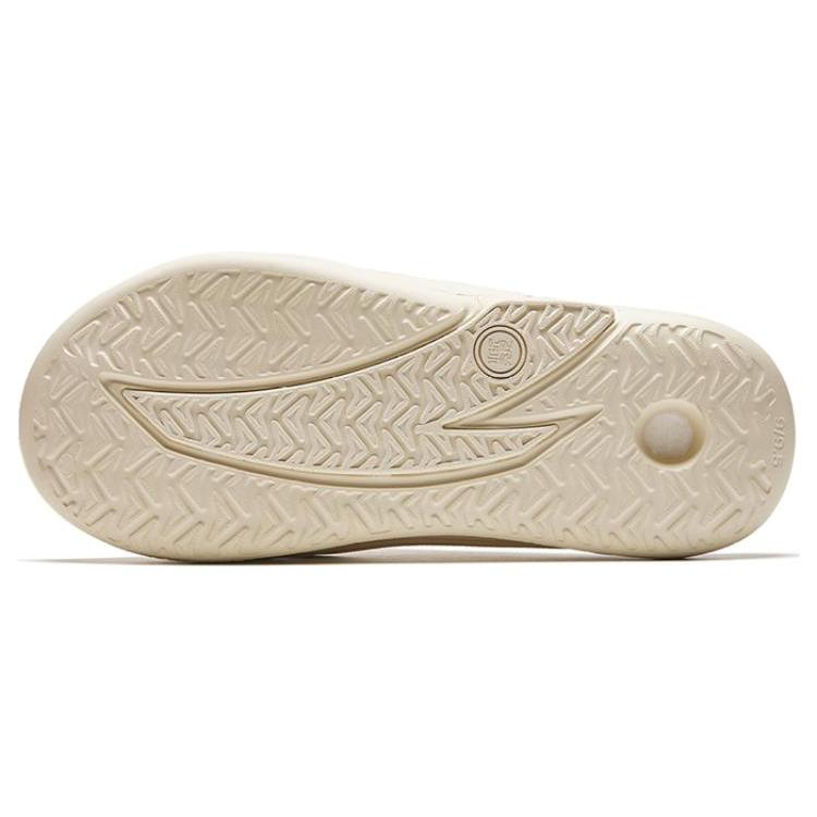 Anta Nitrogen Bubble Nitrogen Technology Quiet Slide Slippers Men's Beige 112321801-2